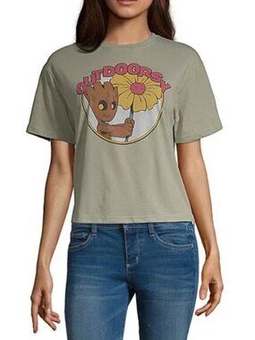 NWT Crew Neck Short Sleeve Groot Graphic T-Shirt